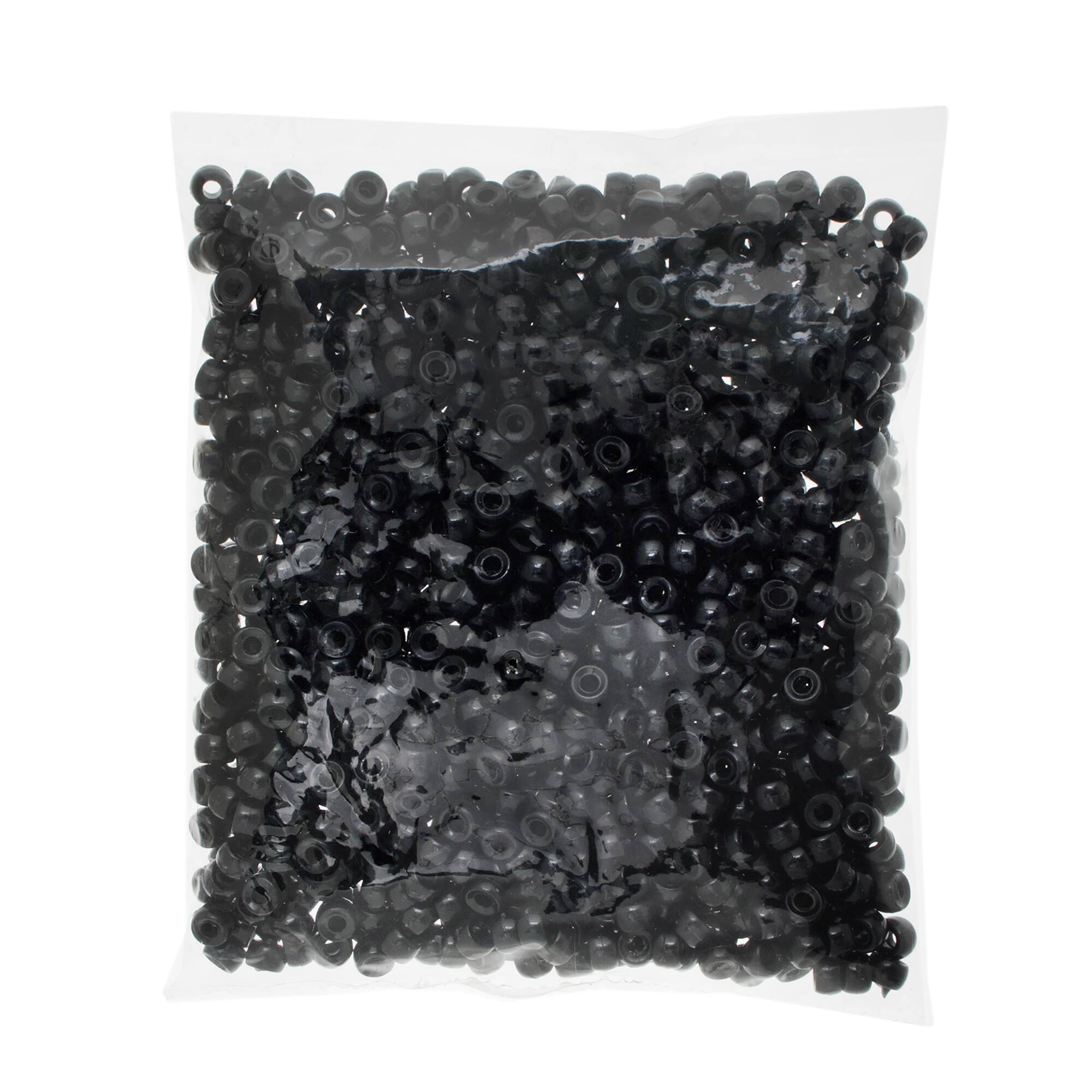 John Bead 6mm Opaque Plastic Mini Pony Beads, 1,000ct